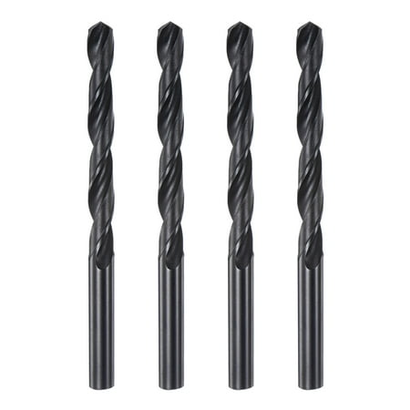 High Speed Steel Twist Drill Bit 8.8mm Fully Ground Black Oxide 123mm Long 4Pcs
High Speed Steel Twist Drill Bit 8.8mm Fully Ground Black Oxide 123mm Long 4Pcs