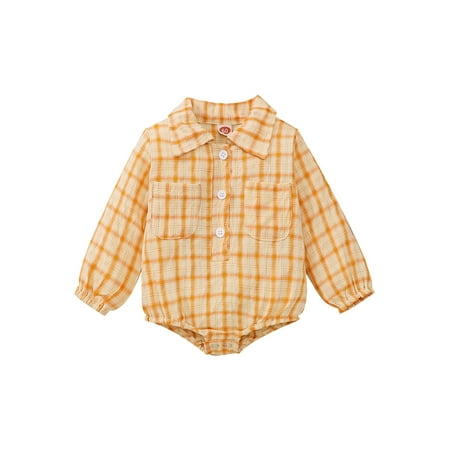 0-18M Newborn Infant Baby Girls Boys Romper Plaid Print Long Sleeve Jumpsuit Playsuit Autumn Spring Clothes
0-18M Newborn Infant Baby Girls Boys Romper Plaid Print Long Sleeve Jumpsuit Playsuit Autumn Spring Clothes
