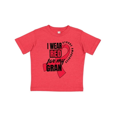 Inktastic I Wear Red for My Gran Stroke Awareness Gift Toddler Boy or Toddler Girl T-Shirt
Inktastic I Wear Red for My Gran Stroke Awareness Gift Toddler Boy or Toddler Girl T-Shirt