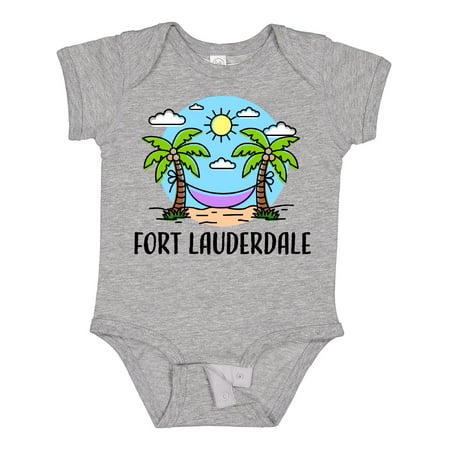Inktastic Summer Vacation in Fort Lauderdale Gift Baby Boy or Baby Girl Bodysuit