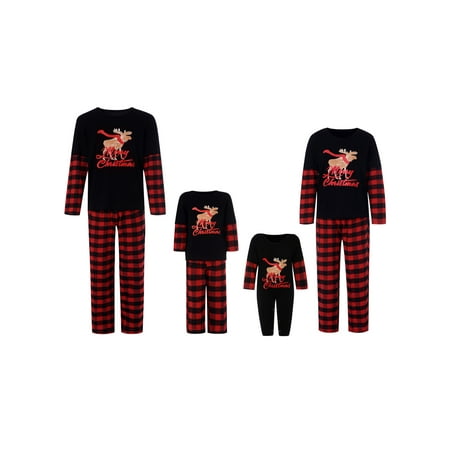 Thaisu Matching Family Pajamas Sets Christmas PJ s Sleepwear Deer Top with Plaid Bottom
Thaisu Matching Family Pajamas Sets Christmas PJ s Sleepwear Deer Top with Plaid Bottom