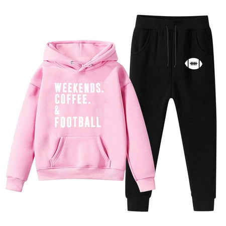 Kids Boys And Girls Hoodie Sweatshirt And Sweatpants Cartoon Rugby Letter Graphic Pullover Hoodie Set Tracksuit Casual Outfits 2 Piece Sizes 8-10 Years
Kids Boys And Girls Hoodie Sweatshirt And Sweatpants Cartoon Rugby Letter Graphic Pullover Hoodie Set Tracksuit Casual Outfits 2 Piece Sizes 8-10 Years