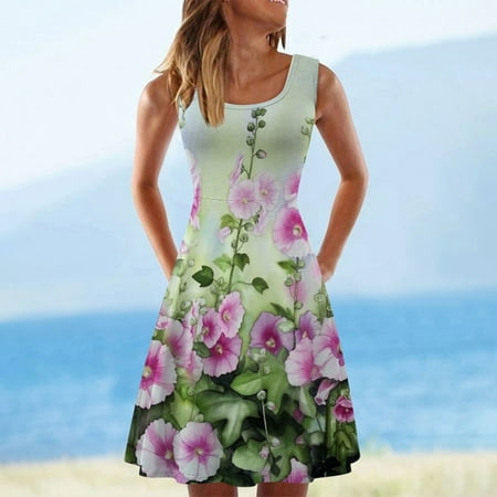 cllios Womens Summer Dress 2023 Floral Print Beach Dress Sleeveless Hawaiian Dress U Neck A Line Tank Dress for Beach Vacation
cllios Womens Summer Dress 2023 Floral Print Beach Dress Sleeveless Hawaiian Dress U Neck A Line Tank Dress for Beach Vacation