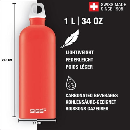 - Aluminum Water Bottle - Lucid Shade Touch Red - With Screw Cap - Leakproof - Lightweight - BPA Free - 34 Oz
- Aluminum Water Bottle - Lucid Shade Touch Red - With Screw Cap - Leakproof - Lightweight - BPA Free - 34 Oz