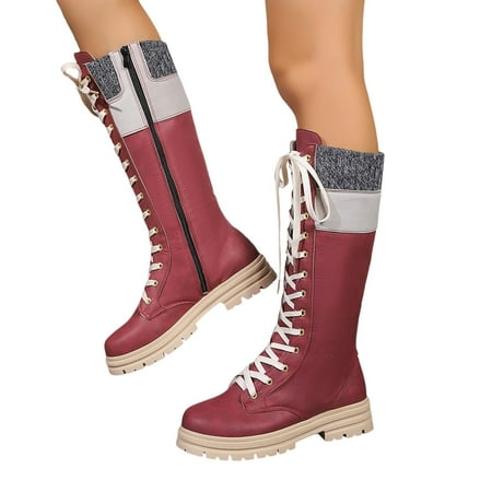 Cowboy Boots for Women Combat Boots Womens Boots for Women Ladies Fashion Winter Vintage Panel Leather Lace Up Thick Heel Long Sleeve Knee Western Cowboy Boots for Women Cowgirl Boots Women
Cowboy Boots for Women Combat Boots Womens Boots for Women Ladies Fashion Winter Vintage Panel Leather Lace Up Thick Heel Long Sleeve Knee Western Cowboy Boots for Women Cowgirl Boots Women