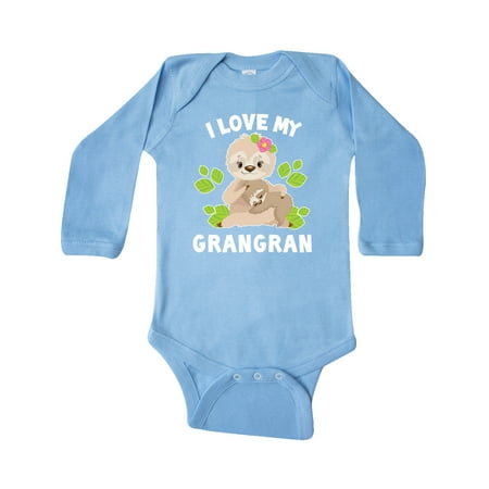 Inktastic Cute Sloth I Love My Grangran with Green Leaves Gift Baby Boy or Baby Girl Long Sleeve Bodysuit
Inktastic Cute Sloth I Love My Grangran with Green Leaves Gift Baby Boy or Baby Girl Long Sleeve Bodysuit