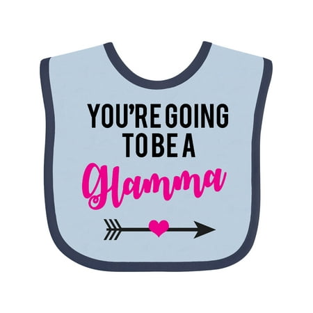 Inktastic you re going to be a glamma Gift Baby Boy or Baby Girl Bib