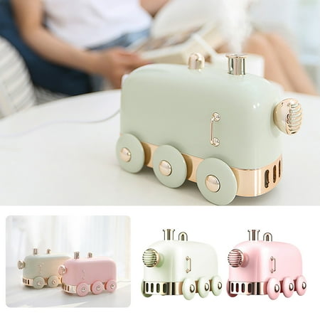 Tiezhimi Mini Train Humidifier With Night Light Mini Retro Rrain Shape