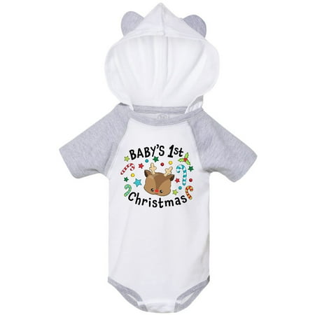 Inktastic Baby s 1st Christmas Cute Reindeer with Candy Canes Gift Baby Boy or Baby Girl Bodysuit
Inktastic Baby s 1st Christmas Cute Reindeer with Candy Canes Gift Baby Boy or Baby Girl Bodysuit