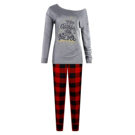 BRAND Factory Price!Christmas Holiday wear Pajamas Set Casual Santa Claus Sleepwear Plaid Pattern Letter Print Female Nightgown
BRAND Factory Price!Christmas Holiday wear Pajamas Set Casual Santa Claus Sleepwear Plaid Pattern Letter Print Female Nightgown