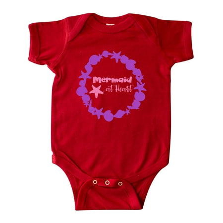 Inktastic Mermaid At Heart Seashell Starfish - Pink Purple Gift Baby Girl Bodysuit
Inktastic Mermaid At Heart Seashell Starfish - Pink Purple Gift Baby Girl Bodysuit