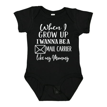 Inktastic Future Mail Carrier Like Mommy Gift Baby Boy or Baby Girl Bodysuit