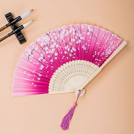 Elegant Portable Bamboo Wood Frame With Tassel Home Ornaments Bright Color Party Decor Fan Crafts Folding Fan Hand Fan 3
Elegant Portable Bamboo Wood Frame With Tassel Home Ornaments Bright Color Party Decor Fan Crafts Folding Fan Hand Fan 3