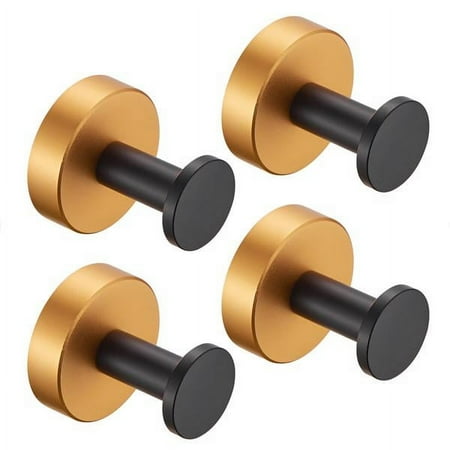 Round Base Wall Hanging Coat Hook with Screws- Black Gold Towel Hook 4 Pack for Entry Shoe Cabinet Wardrobe Bathroom Bedroom Furniture Hardware
Round Base Wall Hanging Coat Hook with Screws- Black Gold Towel Hook 4 Pack for Entry Shoe Cabinet Wardrobe Bathroom Bedroom Furniture Hardware