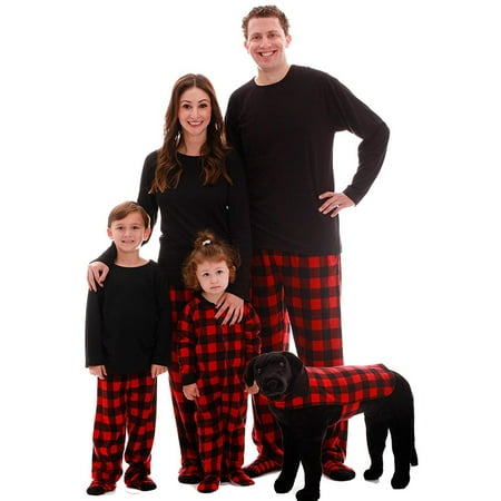 wybzd Family Matching Christmas Pajamas Set Black Basic Long Sleeve Tops Plaid Pants XMAS Nightwear
wybzd Family Matching Christmas Pajamas Set Black Basic Long Sleeve Tops Plaid Pants XMAS Nightwear