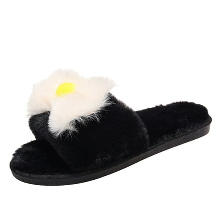 EUMODR Insulated Snow Boots for Women Fleece Slippers Womens Flip Flop Ladies Fashion Color Matching Flower Bow Knot Comfortable Warm Flat Casual Cotton Slippers
EUMODR Insulated Snow Boots for Women Fleece Slippers Womens Flip Flop Ladies Fashion Color Matching Flower Bow Knot Comfortable Warm Flat Casual Cotton Slippers