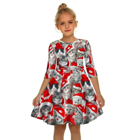 ZMHEGW Toddler Baby Kids Girls Christmas Print Party Dress Princess Dresses Clothes Clothing
ZMHEGW Toddler Baby Kids Girls Christmas Print Party Dress Princess Dresses Clothes Clothing