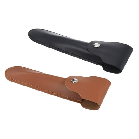 Leather Razor Protecting Cover Double Edge Safety Razor Protecting Sheath Shaver Protective Case Black Brown 2 Pack
Leather Razor Protecting Cover Double Edge Safety Razor Protecting Sheath Shaver Protective Case Black Brown 2 Pack
