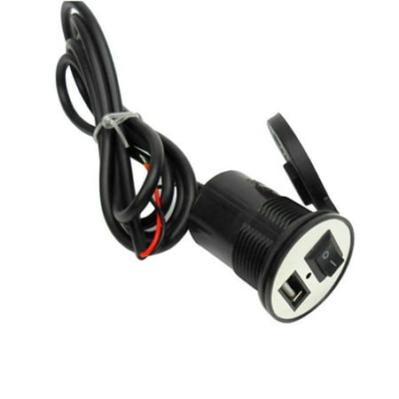 Motorcycle Mobile Phone Charger USB Charging 1.5A Waterproof With Port Socket Switch
Motorcycle Mobile Phone Charger USB Charging 1.5A Waterproof With Port Socket Switch