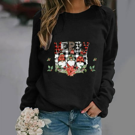 Njoeus Fall Tops for Women 2022 Trendy Womens Plus Size Tops Dressy Casual Work Women s Fashion Loose Christmas Print Round Neck Sweater
Njoeus Fall Tops for Women 2022 Trendy Womens Plus Size Tops Dressy Casual Work Women s Fashion Loose Christmas Print Round Neck Sweater