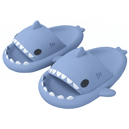 Wish Unisex Shark Slides Non-Slip Novelty Open Toe Sandals Fashionable Cute Beach Slippers Indoor & Outdoor Blue Size: 42/43 S780
Wish Unisex Shark Slides Non-Slip Novelty Open Toe Sandals Fashionable Cute Beach Slippers Indoor & Outdoor Blue Size: 42/43 S780