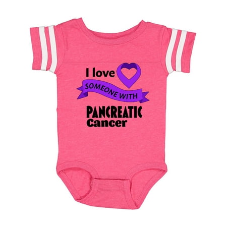 Inktastic I Love Someone with Pancreatic Cancer purple heart ribbon Gift Baby Boy or Baby Girl Bodysuit
Inktastic I Love Someone with Pancreatic Cancer purple heart ribbon Gift Baby Boy or Baby Girl Bodysuit