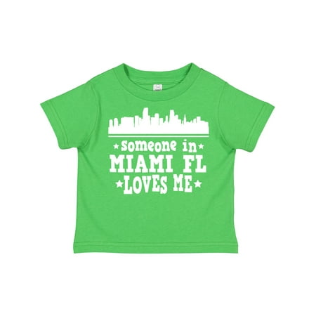 Inktastic Miami Florida Someone Loves Me City Skyline Gift Toddler Boy or Toddler Girl T-Shirt
Inktastic Miami Florida Someone Loves Me City Skyline Gift Toddler Boy or Toddler Girl T-Shirt
