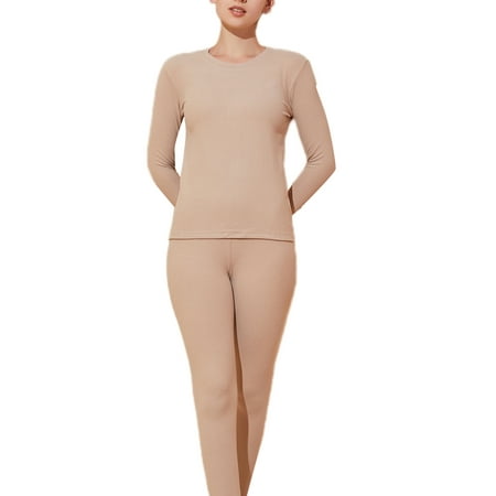 Bomotoo Women s Stretch Warm Long Johns Suits Thermal Top and Leggings 2-Piece Set Winter Thermal Underwear Women Skin Color M
Bomotoo Women s Stretch Warm Long Johns Suits Thermal Top and Leggings 2-Piece Set Winter Thermal Underwear Women Skin Color M