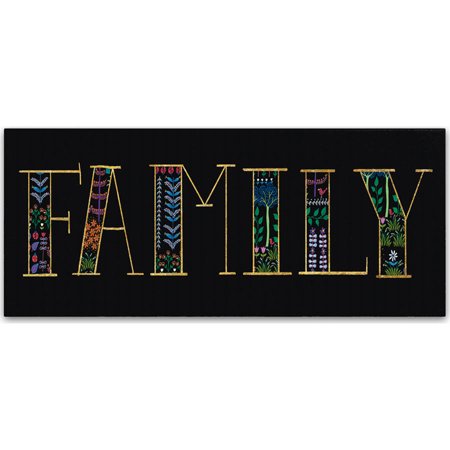 Trademark Fine Art "Bright Folklore Family" Canvas Art by Wild Apple Portfolio