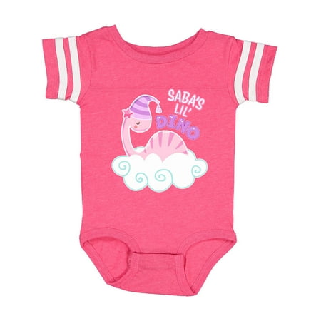 Inktastic Saba s Lil Dino with Cute Pink Baby Dinosaur Gift Baby Boy or Baby Girl Bodysuit
Inktastic Saba s Lil Dino with Cute Pink Baby Dinosaur Gift Baby Boy or Baby Girl Bodysuit
