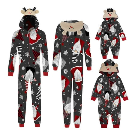 KEUSN Parent Child Christmas Matching Family Christmas Siamese Pajamas Sets Deer Head Embroidery Hooded Romper PJs Zipper Jumpsuit Loungewear (Mom)
KEUSN Parent Child Christmas Matching Family Christmas Siamese Pajamas Sets Deer Head Embroidery Hooded Romper PJs Zipper Jumpsuit Loungewear (Mom)