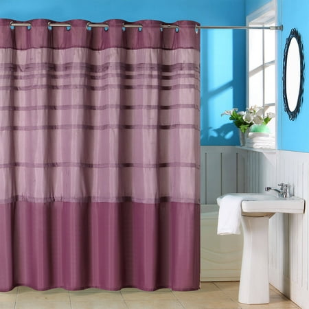 Orleans Pintuck Shower Curtain with Buttonholes by Somerset Home