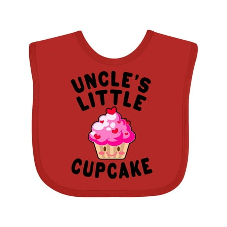 Inktastic Uncles Little Cupcake Gift Baby Girl Bib