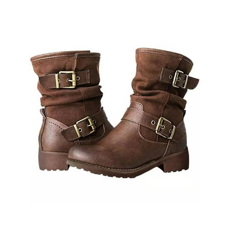 Lacyhop Women Travel Lightweight Riding Boot Slip Resistant Buckles Winter Shoes Fashion Leopard Slouch Booties Brown 7.5
Lacyhop Women Travel Lightweight Riding Boot Slip Resistant Buckles Winter Shoes Fashion Leopard Slouch Booties Brown 7.5