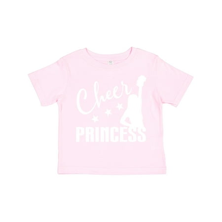 Inktastic Cheer Princess Cheerleader Gift Toddler Toddler Girl T-Shirt