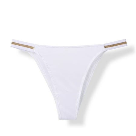 Ykohkofe Women Sexy Lingerie Temptation Low-waist Panties Thong Transparent Underwear