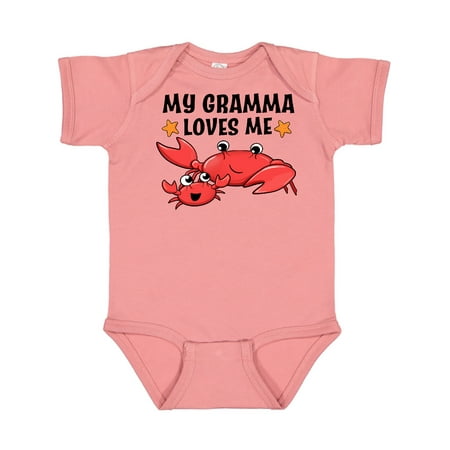 Inktastic My Gramma Loves Me- cute crab family Gift Baby Boy or Baby Girl Bodysuit
Inktastic My Gramma Loves Me- cute crab family Gift Baby Boy or Baby Girl Bodysuit