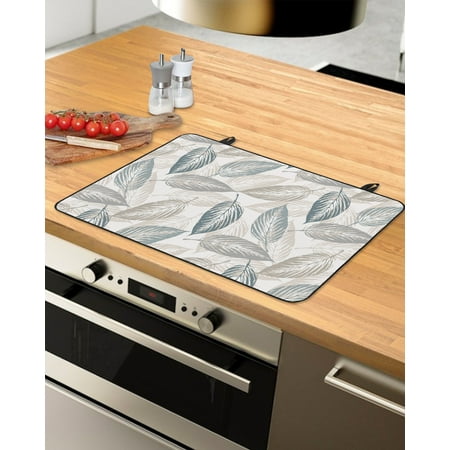 Blue Grey Leaf Stove Top Covers for Electric Stove Heat Insulation Fireproof Glass Cooktop Cover Counter Top Glass Stove Cover 29 x21 Watercolor Modern Abstract Art Aesthetics
Blue Grey Leaf Stove Top Covers for Electric Stove Heat Insulation Fireproof Glass Cooktop Cover Counter Top Glass Stove Cover 29 x21 Watercolor Modern Abstract Art Aesthetics