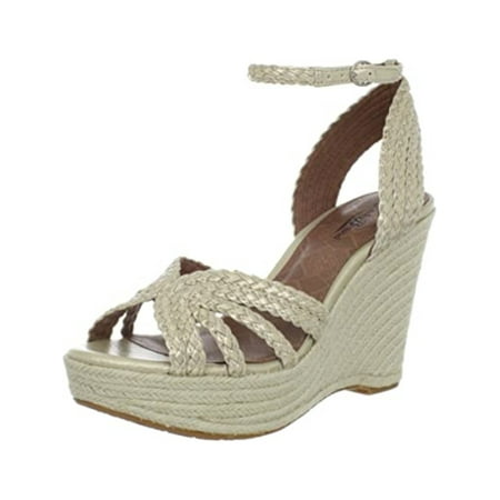 LUCKY BRAND Womens Beige 1-1/2 Platform Ankle Strap Braided Lainey Round Toe Wedge Buckle Espadrille Shoes 11 M
LUCKY BRAND Womens Beige 1-1/2 Platform Ankle Strap Braided Lainey Round Toe Wedge Buckle Espadrille Shoes 11 M