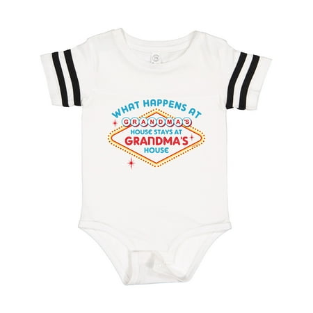 Inktastic Las Vegas Stays at Grandma s Gift Baby Boy or Baby Girl Bodysuit