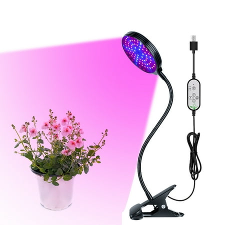 LED Grow Lights for Indoor Plants Full Spectrum Waterproof & 360°Adjustable LED Grow Light,with Timer Auto On/Off Non-Slips Clip for Plant Factory Basement Flower Farming
LED Grow Lights for Indoor Plants Full Spectrum Waterproof & 360°Adjustable LED Grow Light,with Timer Auto On/Off Non-Slips Clip for Plant Factory Basement Flower Farming
