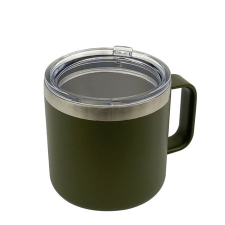 14 oz Mug Vacuum Insulated Stainless Steel Inner with Lid Double Layer Cup Office Supplies Army Green
14 oz Mug Vacuum Insulated Stainless Steel Inner with Lid Double Layer Cup Office Supplies Army Green