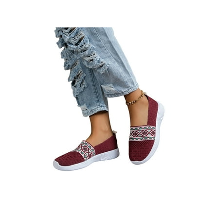 Woobling Women Comfort Shoe Slip On Walking Shoes Non-Slip Sneakers Yoga Flats Lightweight Mesh Wine Red 8.5
Woobling Women Comfort Shoe Slip On Walking Shoes Non-Slip Sneakers Yoga Flats Lightweight Mesh Wine Red 8.5