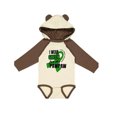 Inktastic I Wear Green For My Pawpaw Liver Cancer Awareness Gift Baby Boy or Baby Girl Long Sleeve Bodysuit
Inktastic I Wear Green For My Pawpaw Liver Cancer Awareness Gift Baby Boy or Baby Girl Long Sleeve Bodysuit