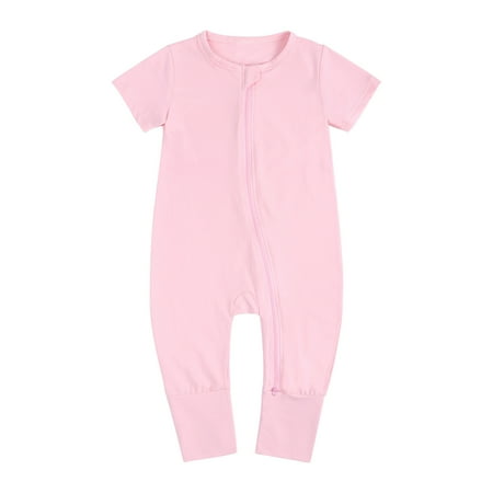 Binmer Toddler Baby Boys Girls Cute Solid Color Short Sleeve Double Zipper Romper Jumpsuit
Binmer Toddler Baby Boys Girls Cute Solid Color Short Sleeve Double Zipper Romper Jumpsuit