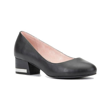 Rebel Womens Ari Leather Dressy Block Heels