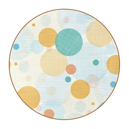OWNTA Yellow Blue Round Circles Pattern Premium Microfiber Leather Round Coasters (6PCS) - 11x11 cm/4.3x4.3 in - Durable & Stylish Cup Mat Set
OWNTA Yellow Blue Round Circles Pattern Premium Microfiber Leather Round Coasters (6PCS) - 11x11 cm/4.3x4.3 in - Durable & Stylish Cup Mat Set