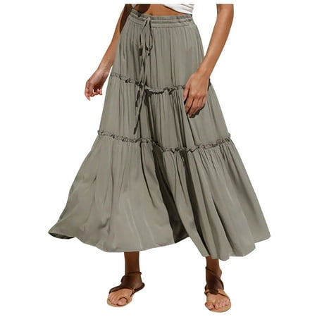 QYZEU Skater Skirt for Women Maternity Skirts Color Pleated Solid Women S Irregular Skirt Casual Half-Length Fashion Skirt
QYZEU Skater Skirt for Women Maternity Skirts Color Pleated Solid Women S Irregular Skirt Casual Half-Length Fashion Skirt