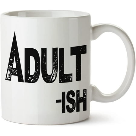 Adultish Adult White Mug Novelty Mug 11 Oz Coffee Tea Funny For Women Men Ceramic White Great Gift Idea Cup
Adultish Adult White Mug Novelty Mug 11 Oz Coffee Tea Funny For Women Men Ceramic White Great Gift Idea Cup