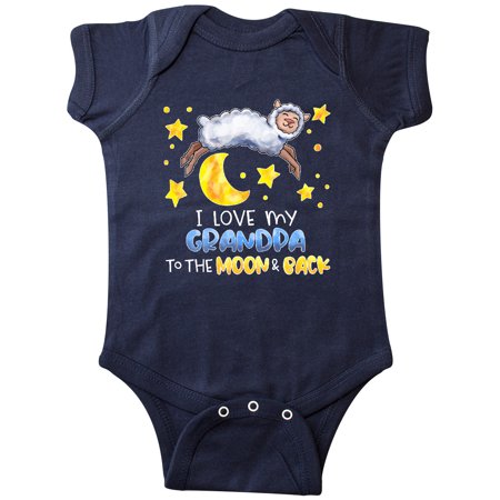 Inktastic I Love my Grandpa to the Moon and Back Cute Sheep Gift Baby Boy or Baby Girl Bodysuit
Inktastic I Love my Grandpa to the Moon and Back Cute Sheep Gift Baby Boy or Baby Girl Bodysuit